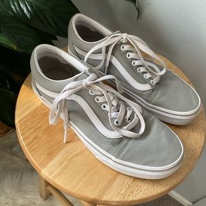 Light gray vans - old skool
